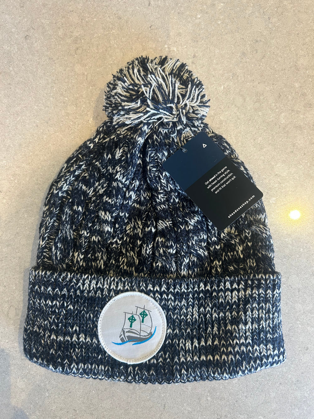 Cable Knit beanie Black