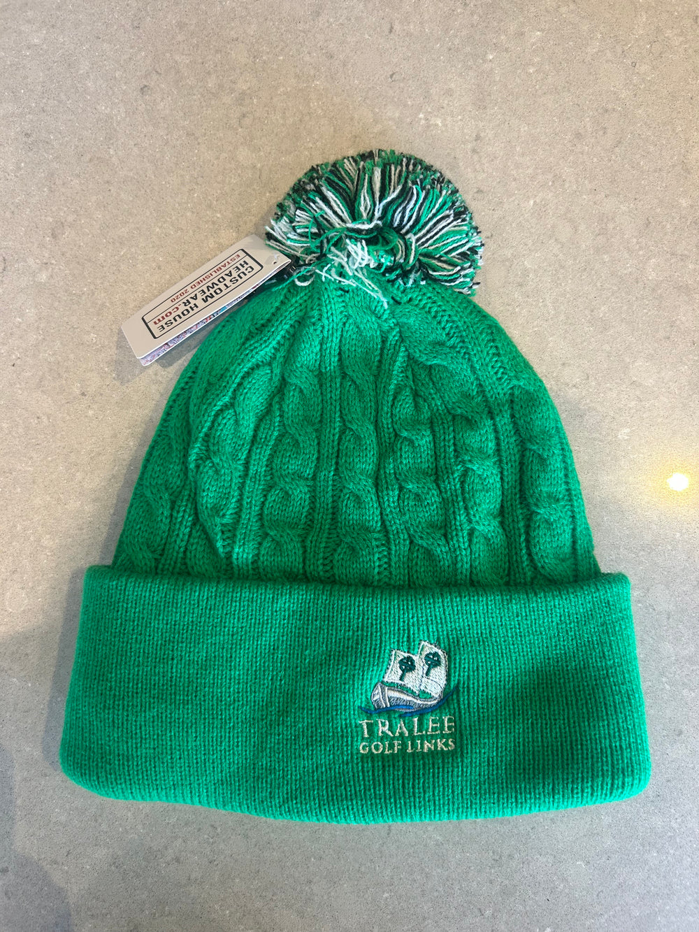 Custom House Green Beanie